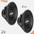 (2) PRV Audio 10MR2000-NDY 10” Neodymium Midrange Loudspeakers 8-Ohm (1 Pair)