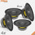 (4) PRV Audio 10MR650A 10” ALTO Series Shallow Midrange Loudspeakers 8-Ohm (2 Pairs)