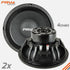 (2) PRV Audio 10W1000-NDY-4 10” Neodymium Woofer Loudspeakers 4-Ohm (1 Pair)