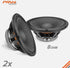 (2) PRV Audio 12MR1000 PRO 12” PRO Series Midrange Loudspeakers 8-Ohm (1 Pair)