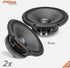 (2) PRV Audio 12MR1200X 12” X Series Midrange Loudspeakers 8-Ohm (1 Pair)