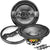 PRV Audio 8MR500CF-NDY-4 Carbon Fiber 8” Moto Series 500W Neodymium Midrange Speakers 4-Ohm (Pair)