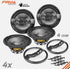 Four (4) Total PRV Audio 8MR500CF-NDY-4 Carbon Fiber 8” Moto Series Neodymium Midrange Speakers 4-Ohm (2 Pairs Total)
