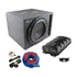 Audiopipe APSV-3001 12" 900W/1800W (RMS/MAX) Ported Subwoofer Enclosure Combo