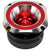 Audiopipe ATR-4061-RED Heavy-Duty 2” 300W/600W (RMS/Peak) Titanium Super Tweeter Red (Sold Individually)