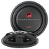 (2) Power Acoustik EW-124S 10" 1400W RMS Edge Series Shallow Mount Single 4-Ohm Subwoofer