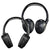 Power Acoustik HP-902RFT 900 Mz Folding Wireless Dual Channel RF Headphone Package featuring Two Headphones and a Transmitter