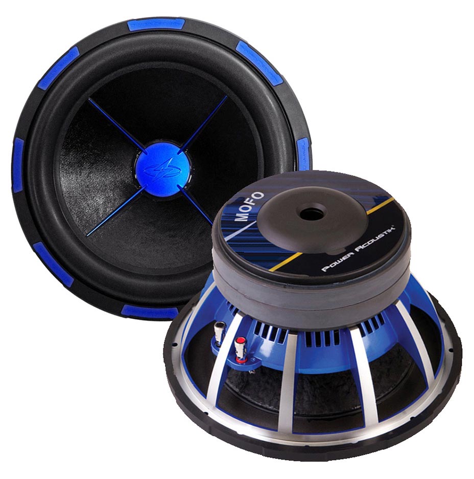 2) POWER ACOUSTIK MOFO 12” CAR SPL SUBWOOFERS SUB WOOFERS DUAL