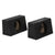 (2) Single 10” Sealed Universal Behind Seat Truck-Style MDF Subwoofer Enclosures (w/ Durable Bed Liner Finish)