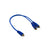 Stinger SSIBY2M Select RCA Y 2 Male -1 Female (Blue)
