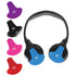 Boss HP34C Dual-Channel Infrared Foldable Wireless Headphones w/ Interchangeable Color Caps