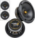 (2) Cerwin Vega CVMPCL6.5 6-1/2” Stroker Pro Series Full-Range Midrange Gold Speakers 4-Ohm (1 Pair)