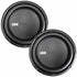 (2) Diamond Audio DES82 8" Diamond Elite Series Dual 2-Ohm Subwoofers