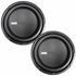 (2) Diamond Audio DES122 12" Diamond Elite Series Dual 2-Ohm Subwoofers