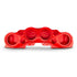 DS18 JL-SBAR/RD Overhead Sound Bar System for JL/JLU,JT Gladiator Jeeps (4X8" Speakers 4X3.72" Tweeters) - Red