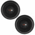 (2) DS18 Z12 12" Elite-Series 4 Ohm DVC Car Audio Carbon Fiber Dustcap Subwoofers