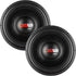 (2) DS18 EXL-X 15.2D 12" EXL-X Car Subwoofers w/ 2.57” Dual 2-Ohm VC (1 Pair)