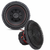(2) Massive Audio GTR104 10” GTR Series Car Subwoofers Dual 4-Ohm w/ Grills (1 Pair)