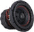 (2) Massive Audio GTR64 6.5” GTR Series Car Subwoofers Dual 4-Ohm w/ Grills (1 Pair)