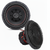 (2) Massive Audio GTR84 8” GTR Series Car Subwoofers Dual 4-Ohm w/ Grills (1 Pair)