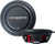 (2) Massive Audio GTS12 12” GTS Series Shallow-Mount Car Subwoofers Dual 4-Ohm (1 Pair)