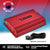 DS18 H-KO340/RD HOOLIGAN KO Full-Range Class-D 4-Channel Amplifier (Red) 4 x 300W RMS @ 4-Ohm, Made in Korea