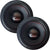(2) Massive Audio HIPPO H124XR 12” SPL Competition Mega Car Subwoofers Dual 4-Ohm (1 Pair)