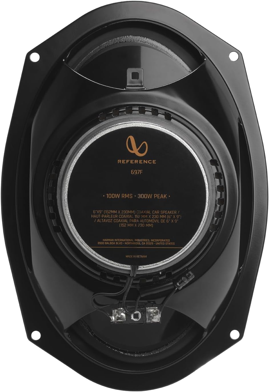 INFINITY REFERENCE 697F 6”x9” 100W RMS | 300W MAX 2-WAY COAXIAL CAR ...