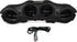 DS18 JL24-SBAR/BK Overhead Soundbar System w/ LED Lights Logo Badge fits (4) 8” Speakers for 2024+ Jeep JL/JLU/JT Vehicles