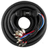 DS18 MDSA10/4.50FT Medusa/Snake Audio Harness 10-Channel RCA Cable & (4) 12 Gauge OFC Power Wire 50 Feet