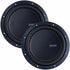 (2) Memphis Audio 15-M612D2 12" 1400W RMS M6 Series Dual 2-Ohm Subwoofers