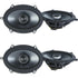 (2) Polk Audio MM572 5”x7” Mobile Monitor Series 2-Way Coaxial Car/Marine Speakers (2 Pairs)