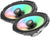 Diamond Audio MSHXM694LK Cut-In Lid Kit w/ HXM69F4 6”x9” Speakers for 2014+ Harley Davidson Motorcycles