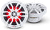 DS18 NXL-6 6.5” 100W RMS 2-Way Coaxial Marine Speakers 4-Ohm White (Pair) w/ RGB LED Lights