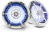 DS18 NXL-8M/WH 8” 125W RMS | 375W Max 2-Way Coaxial Marine Speakers (White) w/ RGB LED Lights 4-Ohm