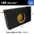 LAB OEM-Spec™ 0.625 ft^3 Ported Shallow-Mount MDF Enclosure Box for Single JL Audio 10TW1 Subwoofer
