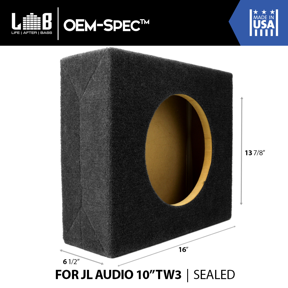 10 Inch Subwoofer Box Best Shallow Mount 10 SML-Series 10” Thin