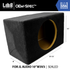 LAB OEM-Spec™ 0.625 ft^3 Sealed MDF Enclosure Box for Single JL Audio 10W3v3 Subwoofer