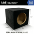 LAB OEM-Spec™ 1.25 ft^3 Sealed MDF Enclosure Box for Single JL Audio 10W7AE / 10W7 Subwoofer