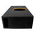 LAB OEM-Spec™ 1.125 ft^3 Ported Shallow-Mount MDF Enclosure Box for Single JL Audio 12TW1 Subwoofer