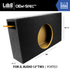 LAB OEM-Spec™ 0.95 ft^3 Ported Shallow-Mount MDF Enclosure Box for Single JL Audio 12TW3 Subwoofer