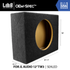 LAB OEM-Spec™ 0.80 ft^3 Sealed Shallow-Mount MDF Enclosure Box for Single JL Audio 12TW3 Subwoofer