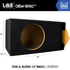 LAB OEM-Spec™ 1.30 ft^3 Ported MDF Enclosure Box for Single JL Audio 12W6v3 Subwoofer
