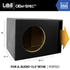 LAB OEM-Spec™ 2.375 ft^3 Ported MDF Enclosure Box for Single JL Audio 13W7AE / 13W7 Subwoofer