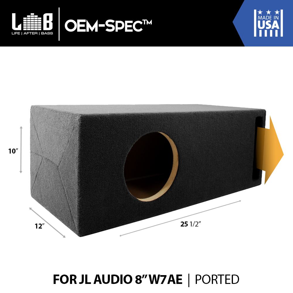 Jl audio 8 hot sale inch sub box