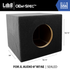 LAB OEM-Spec™ 0.875 ft^3 Sealed MDF Enclosure Box for Single JL Audio 8W7AE / 8W7 Subwoofer