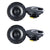 (2) Polk Audio MM652 6.5” Mobile Monitor Series 2-Way Coaxial Car/Marine Speakers (2 Pairs)