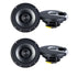 (2) Polk Audio MM652 6.5” Mobile Monitor Series 2-Way Coaxial Car/Marine Speakers (2 Pairs)