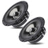 (2) Powerbass 4XL-65T 6.5" 200W Thin Mount Pro Audio Mid-Range Speakers