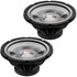 (2) Powerbass PS-10 10" 450W RMS PS Series Single 4-Ohm Subwoofers